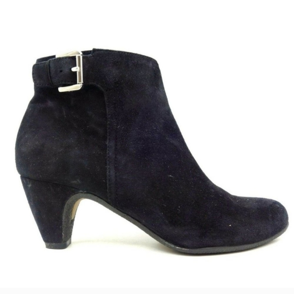 Sam Edelman Womens Morgan Ankle Leather Heels Shoes boots sz 7.5M